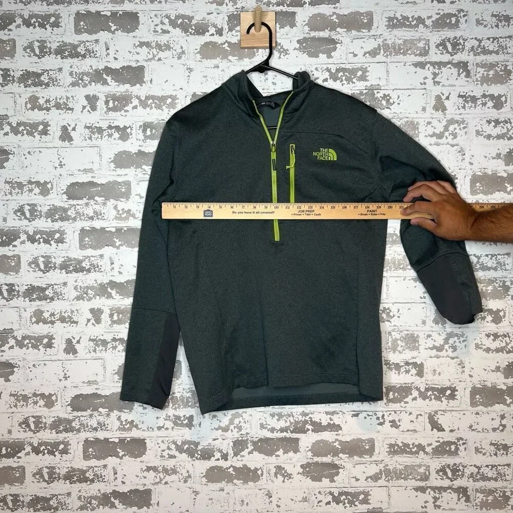 The north face | mens green quarter zip pullover
